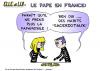 Cartoon: Le PAPE suite (small) by chatelain tagged humour,le,pape
