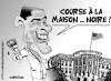 Cartoon: Barack OBAMA ... (small) by CHRISTIAN tagged elections usa obama hillary maison blanche