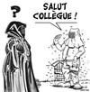Cartoon: confusion ... (small) by CHRISTIAN tagged burka,apiculteur