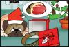 Cartoon: Christmas (small) by Sandra tagged christmas meat tree dog mops baum geschenk