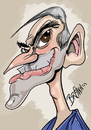 Cartoon: old man head (small) by tooned tagged cartoons,caricature,illustrati