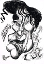 Cartoon: ELVIS (small) by Tim Leatherbarrow tagged elvis presley rock roll music theking