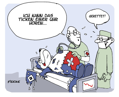 Cartoon: Gerettet! (medium) by FEICKE tagged hsv,hamburg,sv,sportverein,bundesliga,relegation,hsv,hamburg,sv,sportverein,bundesliga,relegation