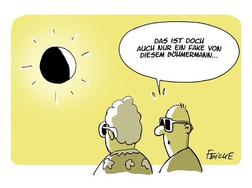 Cartoon: The sun only shines on tv (medium) by FEICKE tagged sonne,sonnenfinsternis,element,fake,böhmermann,medien,skandal,varoufakis,griechenland,jauch,stern,tv,schwindel,sonne,sonnenfinsternis,element,fake,böhmermann,medien,skandal,varoufakis,griechenland,jauch,stern,tv,schwindel