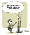 Cartoon: Selfie-Stange (small) by FEICKE tagged selfie,handy,mobile,phone,telefon