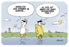 Cartoon: Sommer im Norden (small) by FEICKE tagged sommer,wetter,norddeutschland,hamburg,holstein,niedersachsen,küste,klima