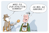 Cartoon: Sondierungschance (small) by FEICKE tagged csu,seehofer,bayrisch,sprache,wortwitz