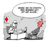Cartoon: Wer Würmer hat (small) by FEICKE tagged arzt,medizin,würmer,krankheit,schock,mitesser,fadenwurm,eklig,nicht,allein