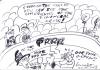 Cartoon: the financial circus (small) by Fernando tagged financial crisis dow jones dax money bank
