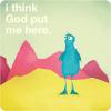 Cartoon: i think god put me here (small) by popestvictor tagged popestvictor,pope,saint,victor