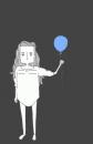 Cartoon: Blue balloon (small) by jannis tagged people