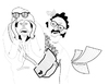 Cartoon: wooaah (small) by jannis tagged people