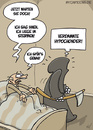 Cartoon: Beinah tot (small) by mil tagged tot,tod,krank,sterben,sterbebett,hypochonder,ärger,frust
