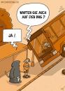 Cartoon: Bus-Tod (small) by mil tagged tod,tot,bus,unglück,unfall,mann,crash,haltestelle