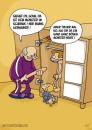 Cartoon: Monster im Schrank (small) by mil tagged schrank,mann,liebhaber,mil,