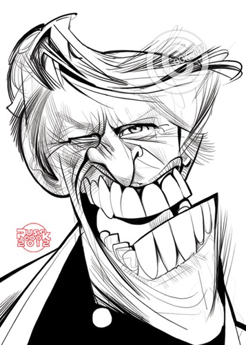 Cartoon: Gary Busey (medium) by Russ Cook tagged movies,movie,acting,russell,cooker,rusty,cook,russ,white,and,black,photoshop,wacom,digital,drawing,illustration,cartoon,caricature,america,american,hollywood,actor,busey,gary