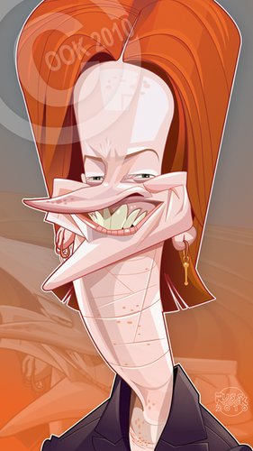 Cartoon: Julia Gillard (medium) by Russ Cook tagged karikaturen,karikatur,zeichnung,cartoon,vector,digital,illustration,caricature,leader,premier,politician,politics,australia,gillard,julia