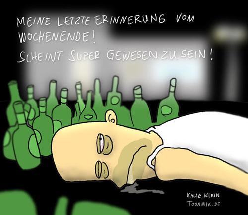 Cartoon: Kalle Klein - Letzte Erinnerung (medium) by Toonmix tagged kalle,klein
