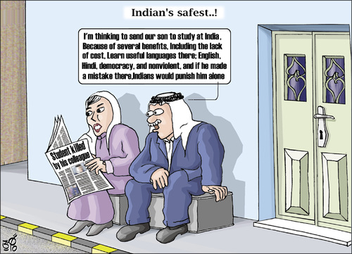 Cartoon: Clan-based violence in jordan 2 (medium) by samir alramahi tagged jordan,arab,ramahi,social,clan,based,violence,cartoon