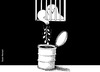 Cartoon: DOVE02 (small) by samir alramahi tagged peace,dove,oil,arab,prison,jail,ramahi,israel,palestine