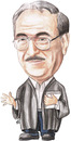 Cartoon: Dr. Mohamed Hammouri of jordan (small) by samir alramahi tagged jordan,arab,ramahi,portrait,cartoon