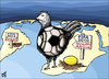 Cartoon: golden egg (small) by samir alramahi tagged football,south,africa,ramahi,cartoon,arab