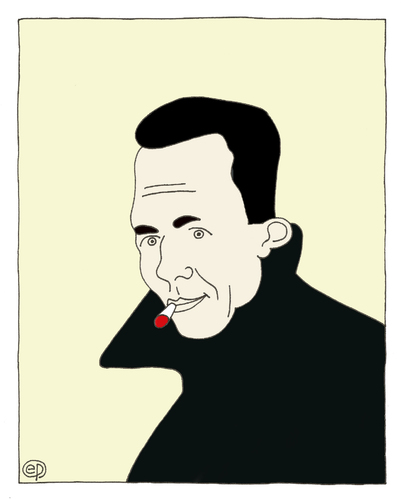 Cartoon: 100 Jahre Albert Camus (medium) by Erwin Pischel tagged künstler,autounfall,sartre,nobelpreis,sisyphos,pischel,essay,roman,literatur,franzose,frankreich,algerien,jubiläum,schriftsteller,antitotalitarismusphilosoph,existenz,existentialismus,existentialist,camus,albert