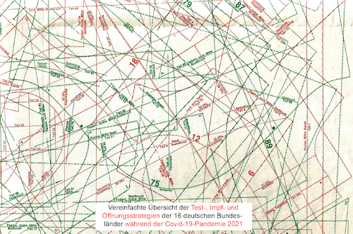 Cartoon: Deutsche Coronastrategien 2021 (medium) by Erwin Pischel tagged corona,covid,virus,impfung,test,tests,testen,impfen,pandemie,epidemie,öffnungsstrategie,staat,bundesland,deutschland,deutsch,injektion,nadel,injektionsnadel,abstand,aha,regeln,hygiene,alltagsmaske,ffp,maske,op,ministerkonferenz,abstimmung,gesundheitsminister,spahn,merkel,bundeskanzlerin,öffnungsdiskussionsorgie,herdenimmunisierung,impfpflicht,impfstation,coronabeschränkungen,lockdown,kita,schule,pädagogik,quarantäne,mutation,impfstoff,impfzentren,impfteam,pischel