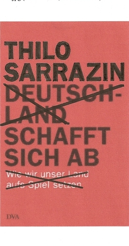 Cartoon: Sarrazin schafft sich ab (medium) by Erwin Pischel tagged thilo,sarrazin,deutschland,abschaffen,pischel