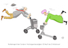 Cartoon: E-Rollator-Höchstgeschwindigkeit (small) by Erwin Pischel tagged rollator,elektrischer,gehwagen,gehhilfe,stütze,hilfsmittel,senior,seniorin,elektrorollstuhl,rollstuhl,rad,räder,gehbehinderung,transportkorb,alterssymbol,symbol,alterung,altsein,alter,altern,ikonisches,bild,geschwindigkeit,geschwindigkeitsübertretung,geschwindigkeitsüberschreitung,höchstgeschwindigkeit,politiker,verkehrspolitiker,verkehr,verkehrssicherheit,unfallgefahr,verkehrsvorschrift,verkehrsrecht,verkehrsregel,mobilität,altersproblem,orthopädie,hut,pischel