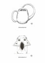 Cartoon: Selbstevaluation (small) by Erwin Pischel tagged selbstevaluation,evaluation,kanne,teekanne,kaffeekanne,haus,fenster,öffnung,operation