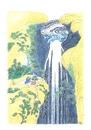 Cartoon: Waterfall-TV (small) by Erwin Pischel tagged hokusai wasserfall waterfall fernsehen tv regenerative energie pischel