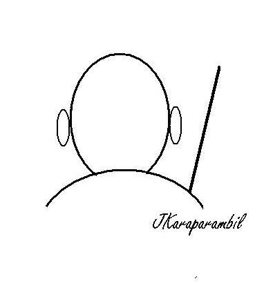Cartoon: Gandhi (medium) by jkaraparambil tagged gandhi,mahatma,jkaraparambil,joseph,karaparambil