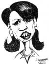 Cartoon: Caricature of Condoliza Rice (small) by jkaraparambil tagged condoliza,rice,liza,joseph,karaparambil,us,politics,jkaraparambil