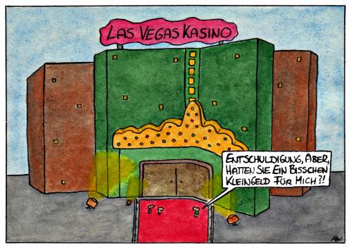 Cartoon: Kleingeld (medium) by spass-beiseite tagged geld,money,schein,stück,bezahlen,las,vegas,usa,kasion,chip,chips,poker,roulette,beiseite,spass,unterhaltung,panel,fun,illustration,design,pointe,kunst,comicstrips,comictagebuch,tagebuch,comic,cartoons,cartoon,witz,bildwitz