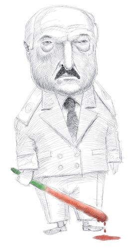 Cartoon: Lukaschenko (medium) by neophron tagged lukaschenko,lukashenko,belarus,elections