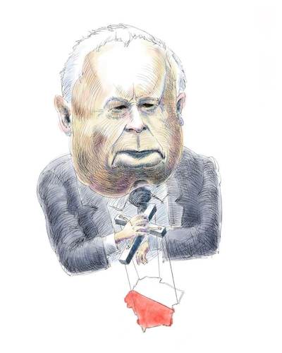 Cartoon: The last Kaczynski (medium) by neophron tagged poland,kaczynski,pis,catholic