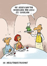 Cartoon: Insektenrestaurant (small) by JanKunz tagged restaurant,koch,frosch,insekten,essen