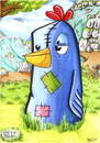 Cartoon: Positives-Karma Bird (small) by The Fatbird Conspiracy tagged fatbird,bird,vogel,nature,waterfall,water,tree,baum