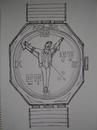 Cartoon: time manager (small) by caknuta-chajanka tagged religion,sacrifice,watch,time,manager