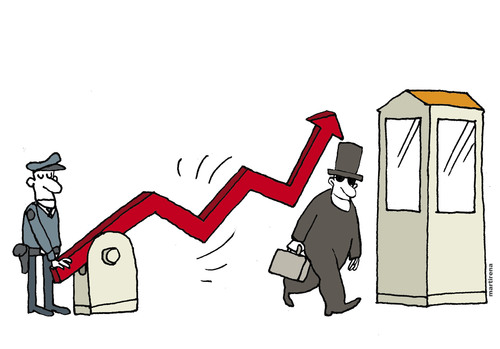 Cartoon: Financial world (medium) by martirena tagged financial,political