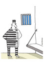 Cartoon: The costs of jail. (small) by martirena tagged jail,cost