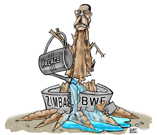 Cartoon: MUGABE (medium) by sidy tagged yes