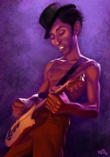 Cartoon: Keziah Jones (medium) by nils tagged star,music,nils,illustration