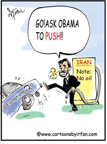 Cartoon: Kick off! (medium) by irfan tagged iran