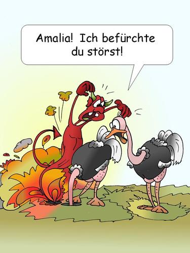 Cartoon: Vogel Strauss (medium) by wista tagged vogel,strauss,strauß,loch,störenfried,stören,teufel,satan,hölle,springteufel,heiß,feuer,höllenfeuer,vögel,afrika