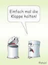 Cartoon: Die Klappe halten (small) by wista tagged klappe,halten,reden,schwätzen,ruhig,still,redeschwall,dummschwätzer,dauerredner,redner,labersucht,laberer,labern,geschwätz,geschwätzigkeit,logorrhoe