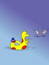 Cartoon: Ginger und Kalaschnikow 44 (small) by wista tagged ginger,kalaschnikow,gummiente,schwimmen,ertrinken,tschüss,auf,wiedersehen,nichtschwimmer