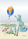 Cartoon: Lady Liberty (small) by wista tagged lady,liberty,freiheit,freiheitsstatue,trump,usa,amerika,america,first,make,great,again,maga,milliardäre,unterstützung,amazon,facebook,tesla,google,apple,musk,bezos,zuckerberg,recht,präsident,autokratie,rechtsstaat,superreiche,oligarchen,geld,demokratie,gewaltenteilung