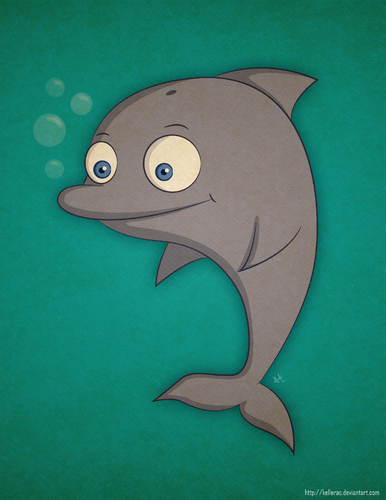 Cartoon: A random Dolphin (medium) by kellerac tagged keller,maria,kellerac,animal,nature,caricatura,cartoon,delfin,dolphin